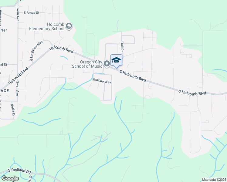 map of restaurants, bars, coffee shops, grocery stores, and more near 16418 Trail View Drive in Oregon City