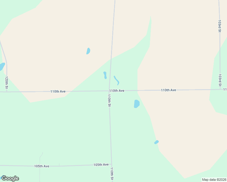 map of restaurants, bars, coffee shops, grocery stores, and more near 1092 110th Avenue in Amery