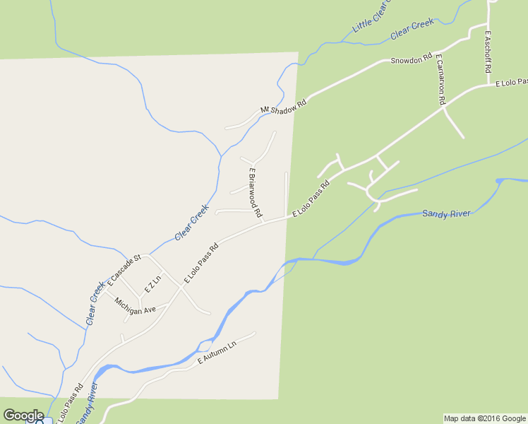 map of restaurants, bars, coffee shops, grocery stores, and more near 21490 East Briarwood Road in Rhododendron