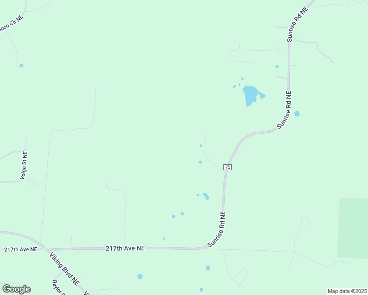 map of restaurants, bars, coffee shops, grocery stores, and more near 22044 Heidelberg Street Northeast in Stacy