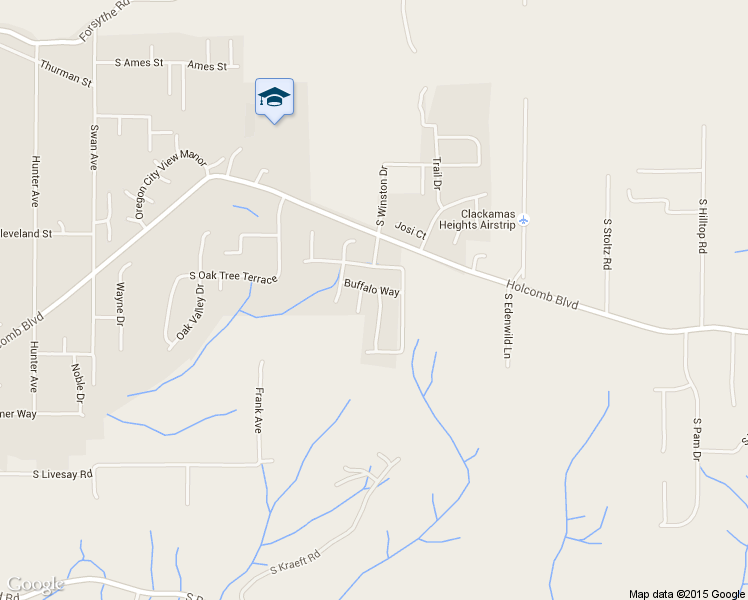 map of restaurants, bars, coffee shops, grocery stores, and more near 16377 Willamette Valley Dr in Oregon City