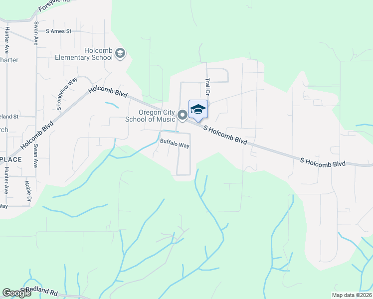 map of restaurants, bars, coffee shops, grocery stores, and more near 16379 Trail View Drive in Oregon City