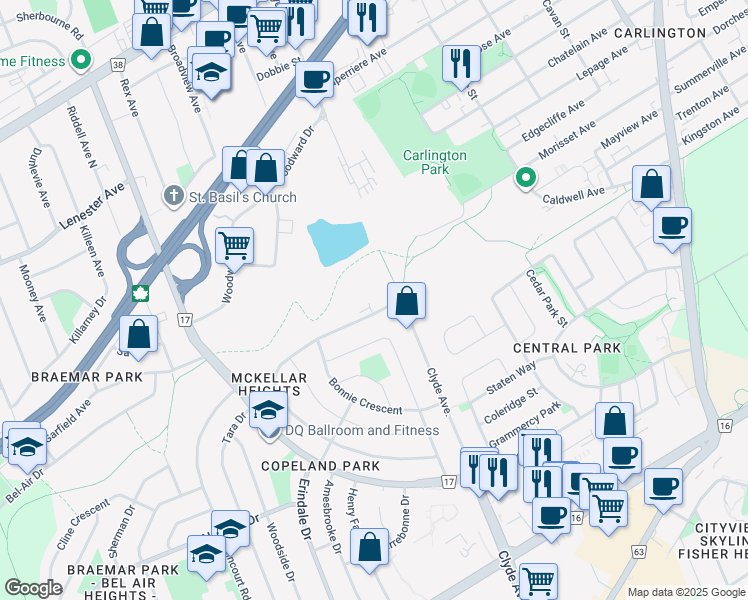 1000 Castle Hill Crescent, Ottawa ON Walk Score