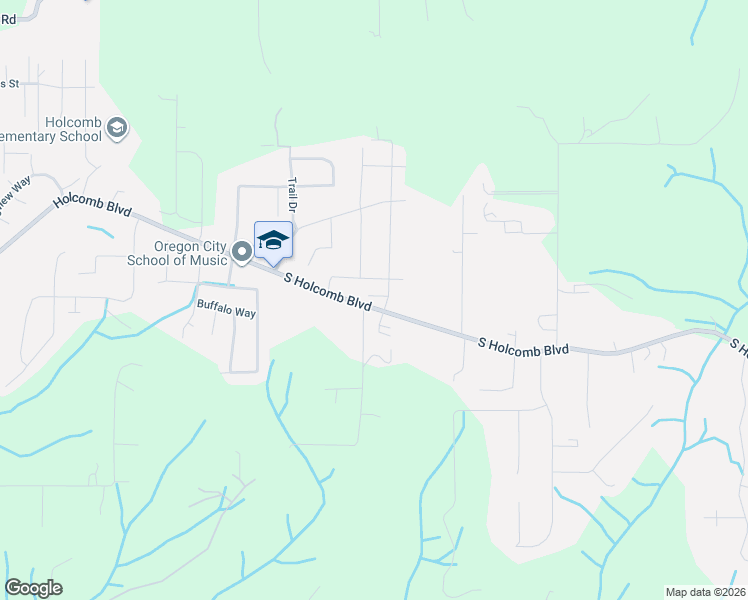 map of restaurants, bars, coffee shops, grocery stores, and more near 15261 South Holcomb Boulevard in Oregon City