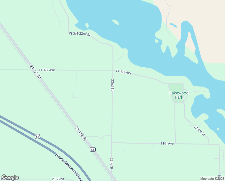 map of restaurants, bars, coffee shops, grocery stores, and more near 1181 22nd Street in Chetek