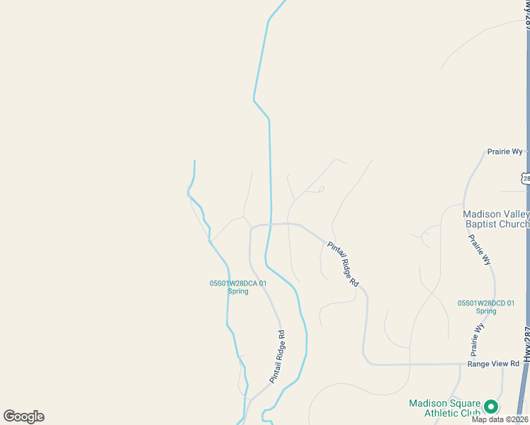 map of restaurants, bars, coffee shops, grocery stores, and more near 21 Pintail Ridge Road in Ennis