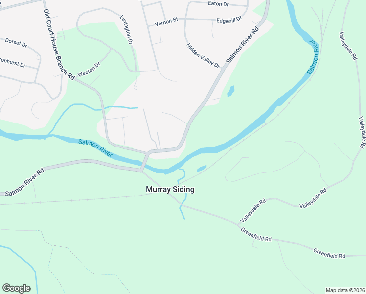 map of restaurants, bars, coffee shops, grocery stores, and more near 697 Salmon River Road in Murray Siding