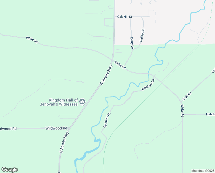 map of restaurants, bars, coffee shops, grocery stores, and more near 6293 South Straits Highway in Indian River