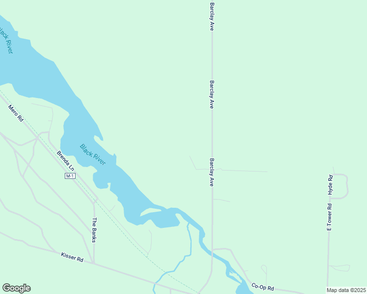 map of restaurants, bars, coffee shops, grocery stores, and more near 5990 Barkley Avenue in Onaway