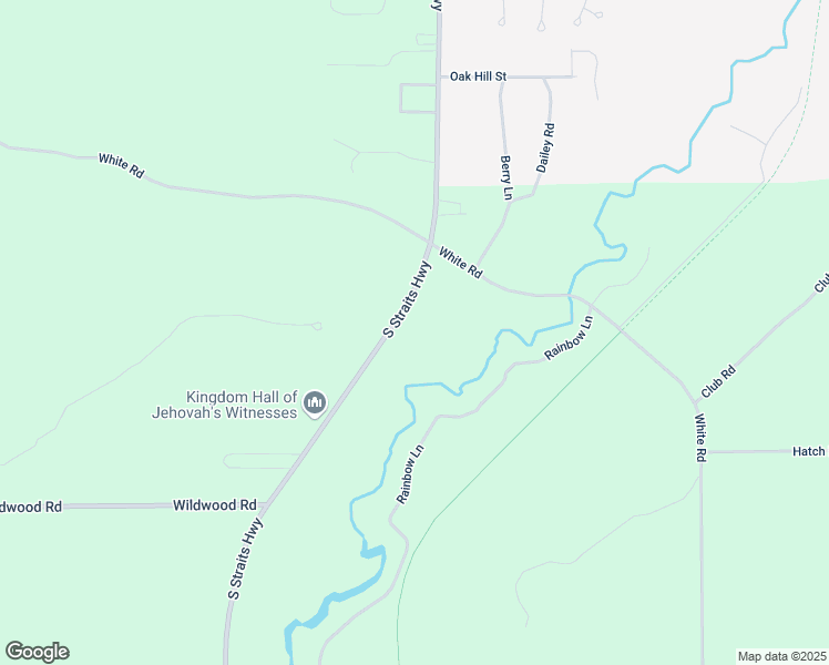 map of restaurants, bars, coffee shops, grocery stores, and more near 6293 South Straits Highway in Indian River