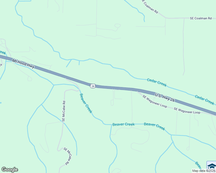 map of restaurants, bars, coffee shops, grocery stores, and more near 46598 Mount Hood Highway in Sandy