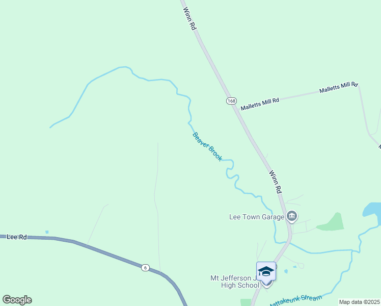 map of restaurants, bars, coffee shops, grocery stores, and more near Gravel Pit Road in Lee