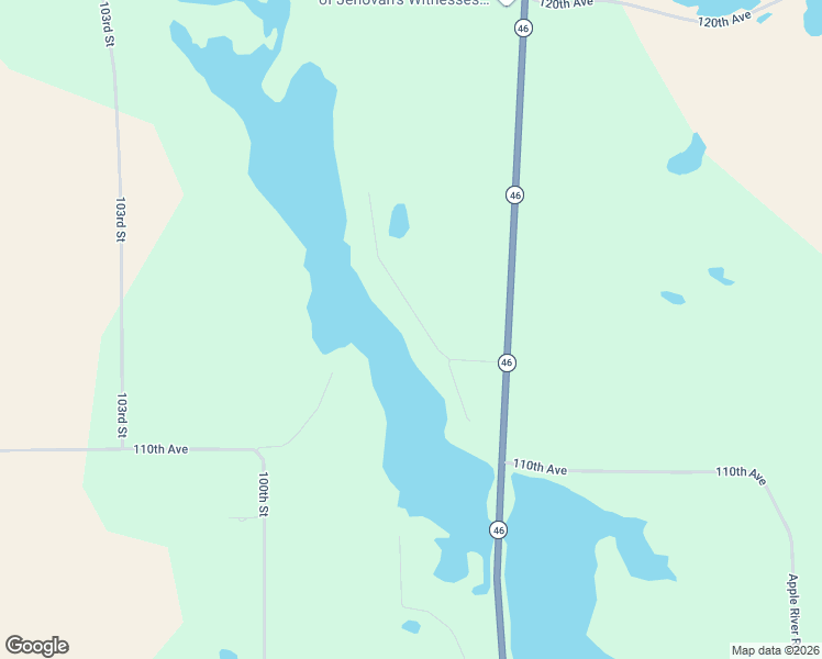 map of restaurants, bars, coffee shops, grocery stores, and more near 1141 Birchwood Lane in Amery