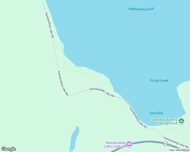 map of restaurants, bars, coffee shops, grocery stores, and more near 43 Lakeshore Drive in Combermere