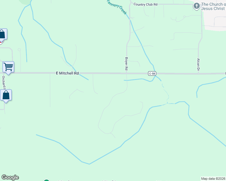 map of restaurants, bars, coffee shops, grocery stores, and more near 318 Harbor View Lane in Petoskey