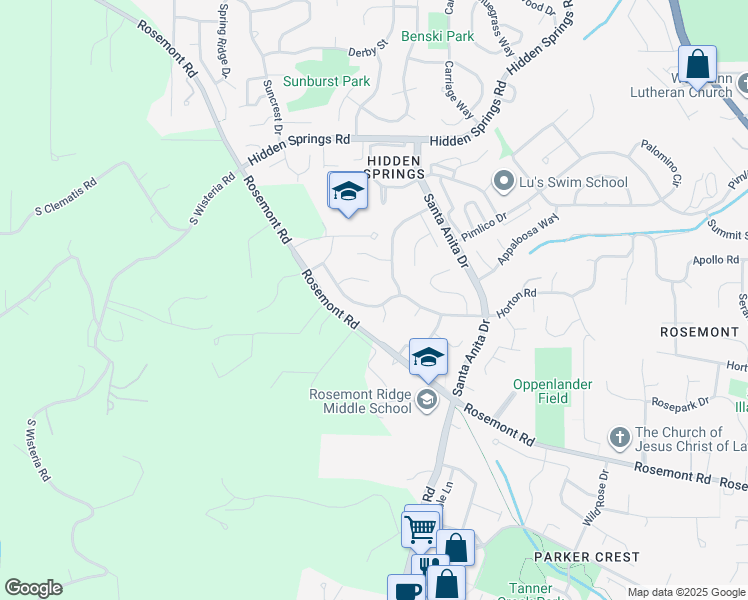map of restaurants, bars, coffee shops, grocery stores, and more near 6132 Churchill Downs Drive in West Linn