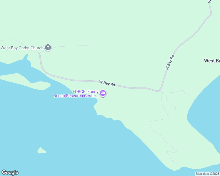 map of restaurants, bars, coffee shops, grocery stores, and more near 1156 West Bay Road in Parrsboro