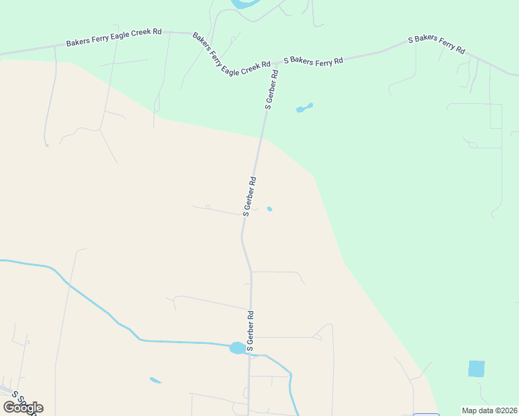 map of restaurants, bars, coffee shops, grocery stores, and more near 16118 South Gerber Road in Oregon City