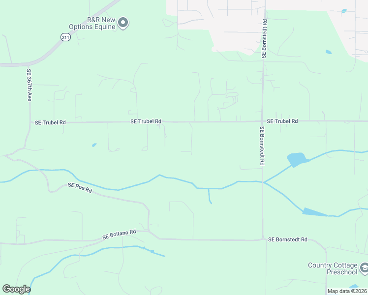 map of restaurants, bars, coffee shops, grocery stores, and more near 38100 Southeast Trubel Road in Sandy