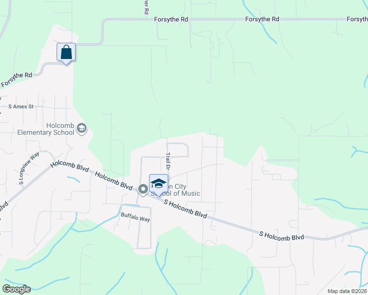 map of restaurants, bars, coffee shops, grocery stores, and more near 15103 South Oyer Drive in Oregon City