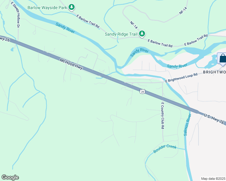 map of restaurants, bars, coffee shops, grocery stores, and more near 61388 U.S. 26 in Sandy
