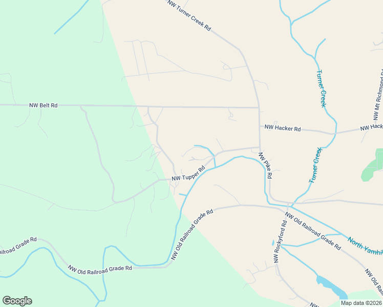 map of restaurants, bars, coffee shops, grocery stores, and more near 14710 Northwest Tupper Road in Yamhill