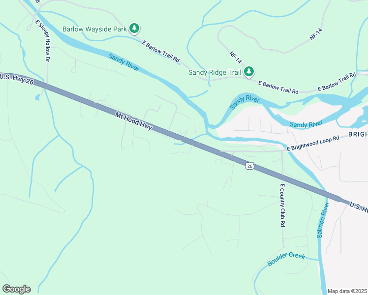map of restaurants, bars, coffee shops, grocery stores, and more near 61388 U.S. 26 in Sandy