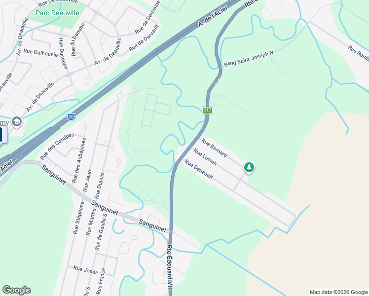 map of restaurants, bars, coffee shops, grocery stores, and more near 1700 Route Édouard VII in Saint-Philippe