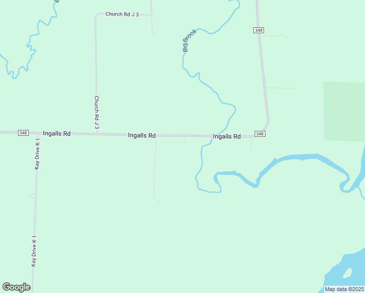 map of restaurants, bars, coffee shops, grocery stores, and more near W3849 County Road 348 in Stephenson