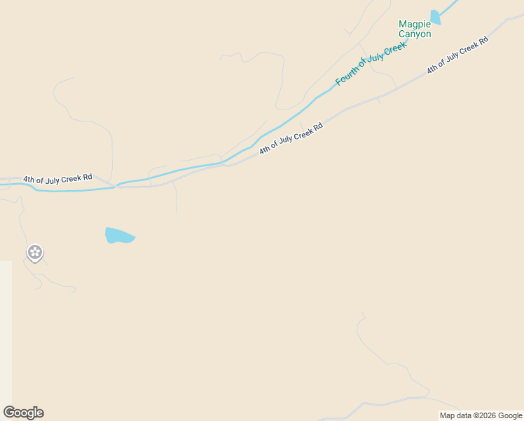 map of restaurants, bars, coffee shops, grocery stores, and more near 261 4th of July Creek Road in North Fork