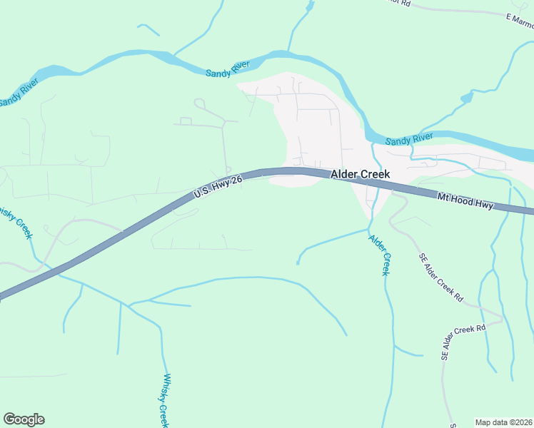 map of restaurants, bars, coffee shops, grocery stores, and more near 54040 U.S. 26 in Sandy