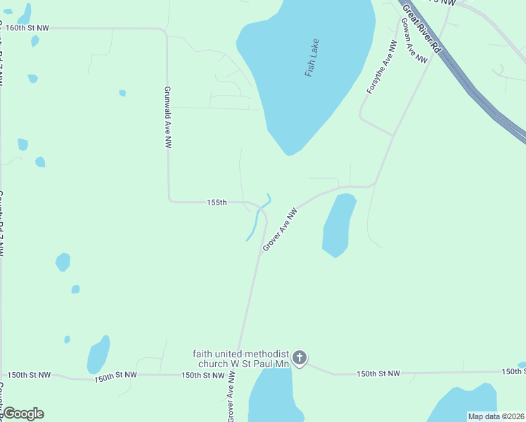 map of restaurants, bars, coffee shops, grocery stores, and more near 6432 155th Street Northwest in Clearwater