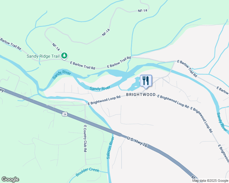 map of restaurants, bars, coffee shops, grocery stores, and more near in Clackamas County