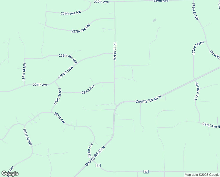 map of restaurants, bars, coffee shops, grocery stores, and more near 22336 176th Street Northwest in Big Lake