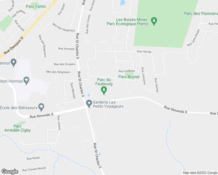 map of restaurants, bars, coffee shops, grocery stores, and more near 255 Rue de Normandie in Granby