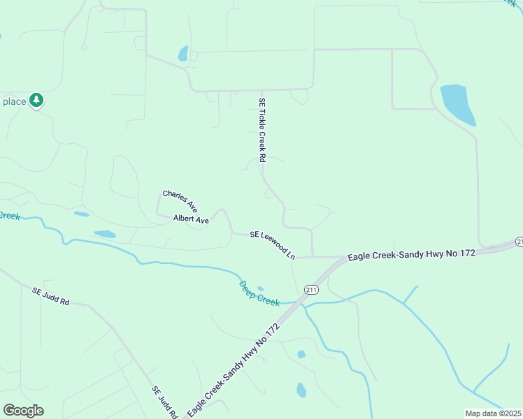 map of restaurants, bars, coffee shops, grocery stores, and more near 20125 Southeast Tickle Creek Road in Boring