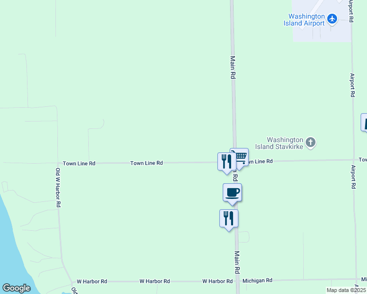 map of restaurants, bars, coffee shops, grocery stores, and more near 1976 Town Line Road in Washington