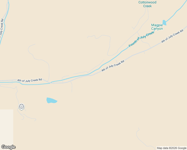 map of restaurants, bars, coffee shops, grocery stores, and more near 261 4th of July Creek Road in North Fork