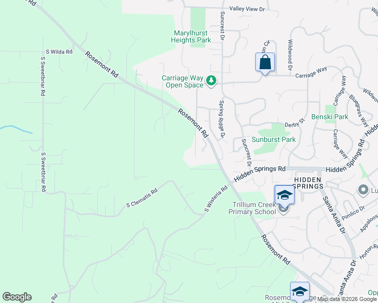 map of restaurants, bars, coffee shops, grocery stores, and more near 890 Rosemont Road in West Linn