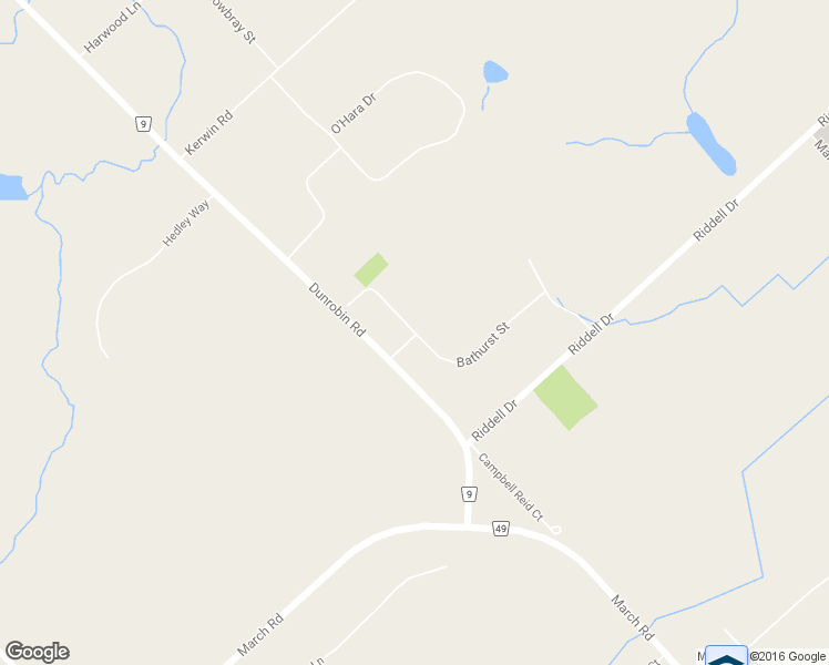 map of restaurants, bars, coffee shops, grocery stores, and more near 13 Bathurst St in Ottawa