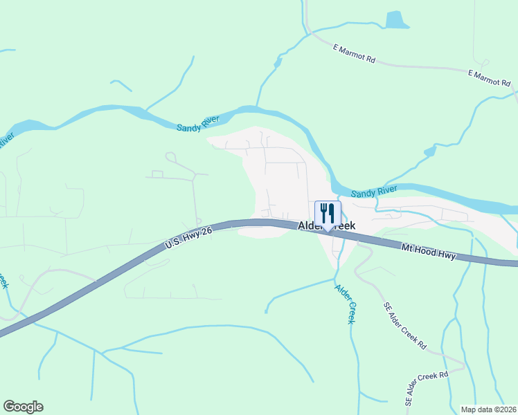 map of restaurants, bars, coffee shops, grocery stores, and more near 19929 East Victory Lane in Sandy