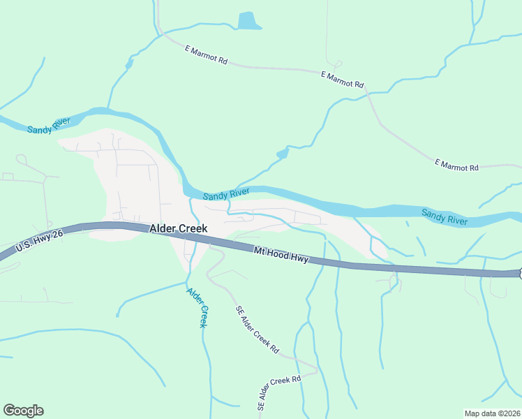 map of restaurants, bars, coffee shops, grocery stores, and more near 55010 East Kirkwood Drive in Sandy