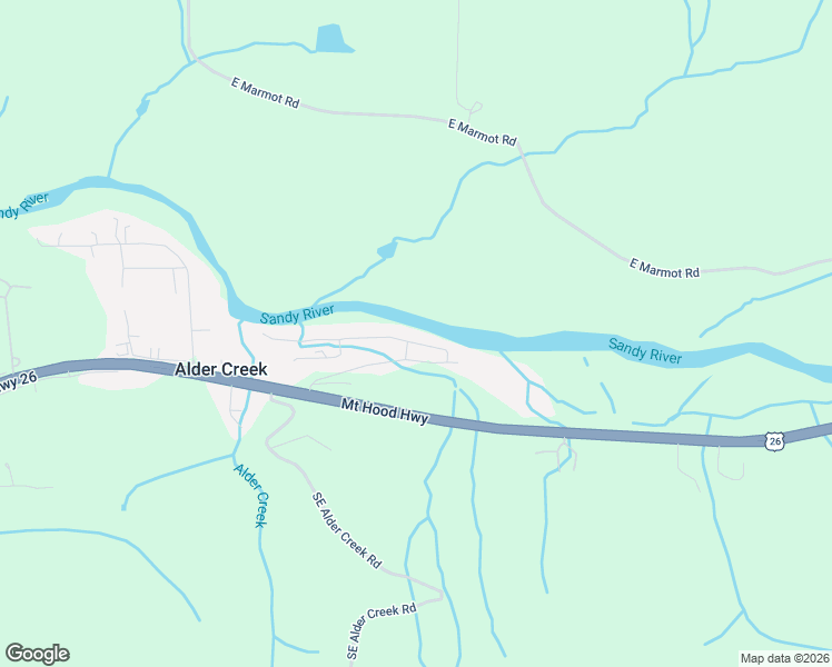 map of restaurants, bars, coffee shops, grocery stores, and more near 55475 Southeast White Cap Lane in Sandy