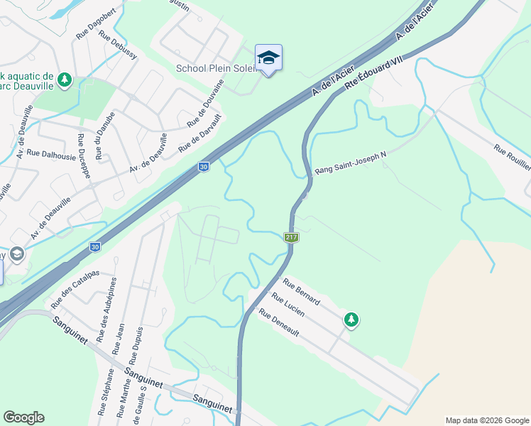 map of restaurants, bars, coffee shops, grocery stores, and more near 1550 Route Édouard VII in Saint-Philippe