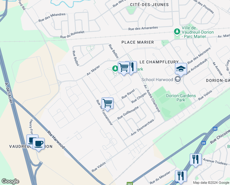 100 Rue Mozart, VaudreuilDorion QC Walk Score