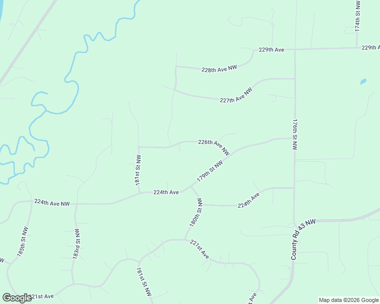 map of restaurants, bars, coffee shops, grocery stores, and more near 17961 226th Avenue Northwest in Big Lake
