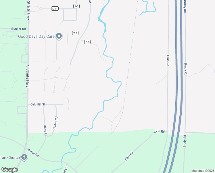 map of restaurants, bars, coffee shops, grocery stores, and more near 5749 Schultz Road in Afton