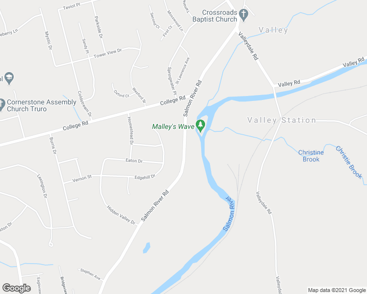 map of restaurants, bars, coffee shops, grocery stores, and more near 435 Salmon River Road in Valley