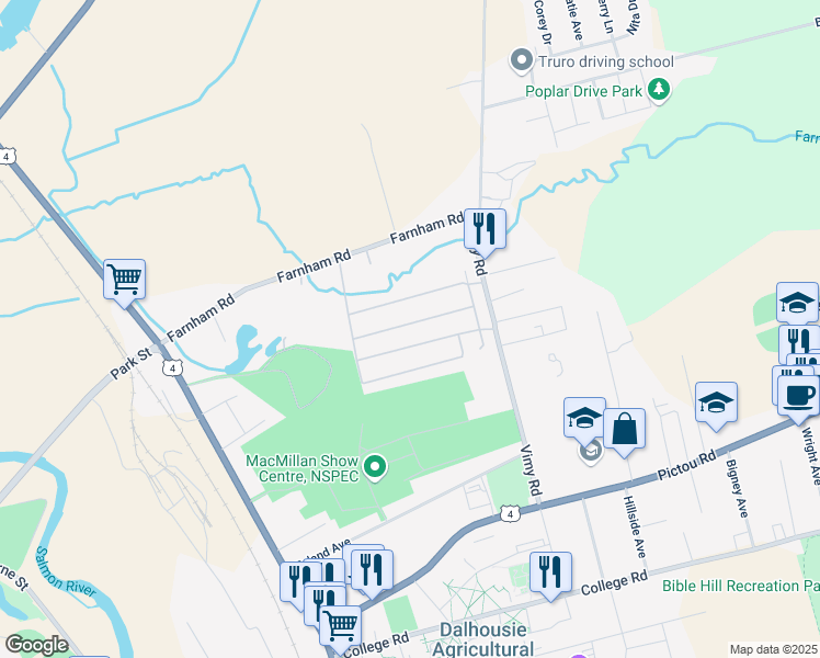 map of restaurants, bars, coffee shops, grocery stores, and more near 34 Wild Chance Drive in Truro