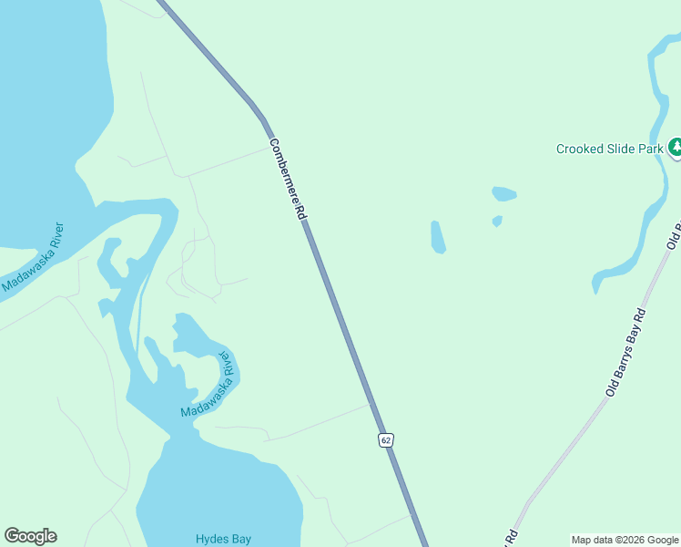 map of restaurants, bars, coffee shops, grocery stores, and more near 39790 A Combermere Road in Barry's Bay